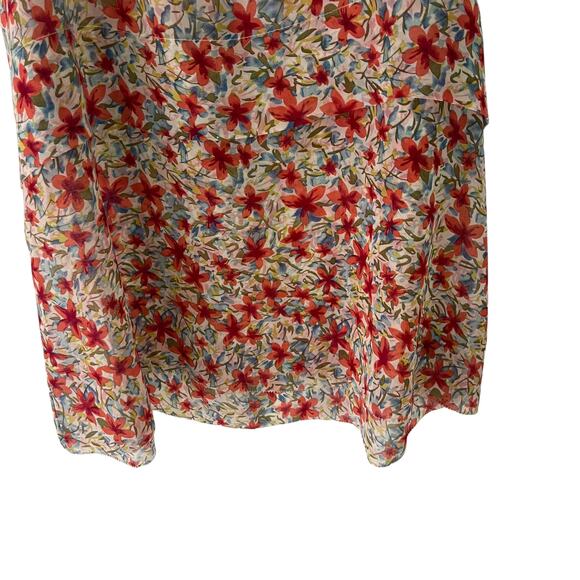 BellaTrix Women's Size Small Floral Sheer Light Summer Tank Top - Picture 3 of 10